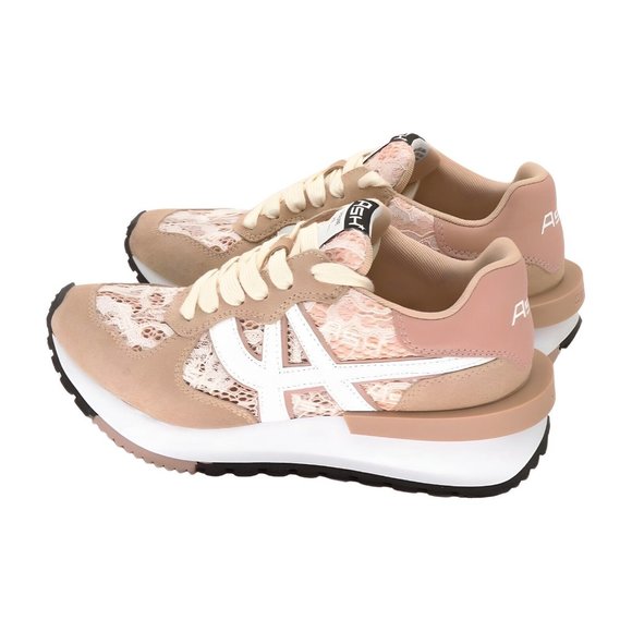 ASH Womens Toxic Sneaker, Eggnug/Pinksalt/White, Size 7 - Picture 4 of 6